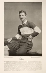 C.B. Fry, from Famous Footballers, 1895